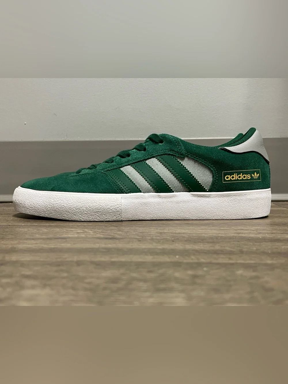 Adidas Matchbreak Super - Dark Green Suede - Men 10/Women 11 - JH5174